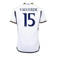 Camisa de time de futebol Real Madrid Federico Valverde #15 Replicas 1º Equipamento 2023-24 Manga Curta